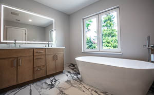 Contemporary bathroom